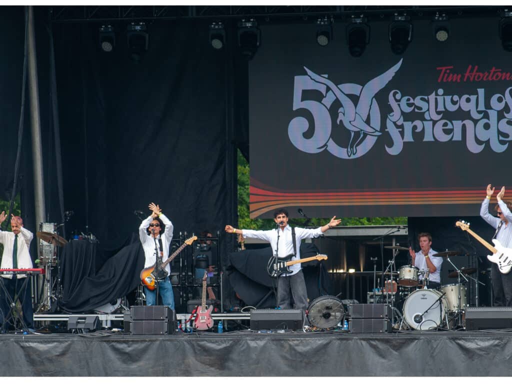 Toronto-based band Chlorine on stage at Festival of Friends 2026.