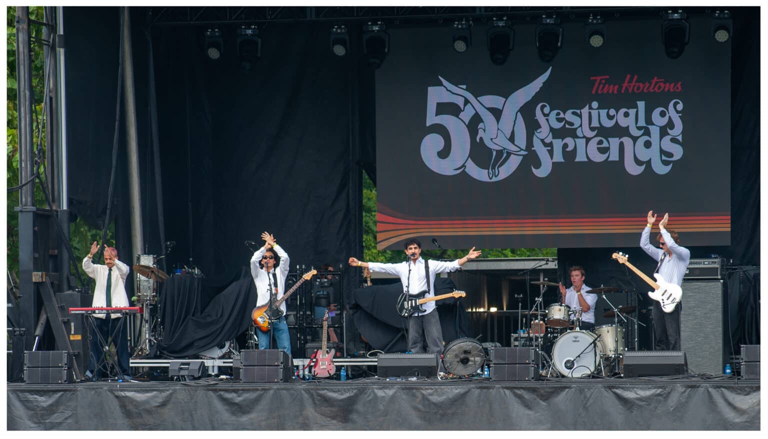 Toronto-based band Chlorine on stage at Festival of Friends 2026.